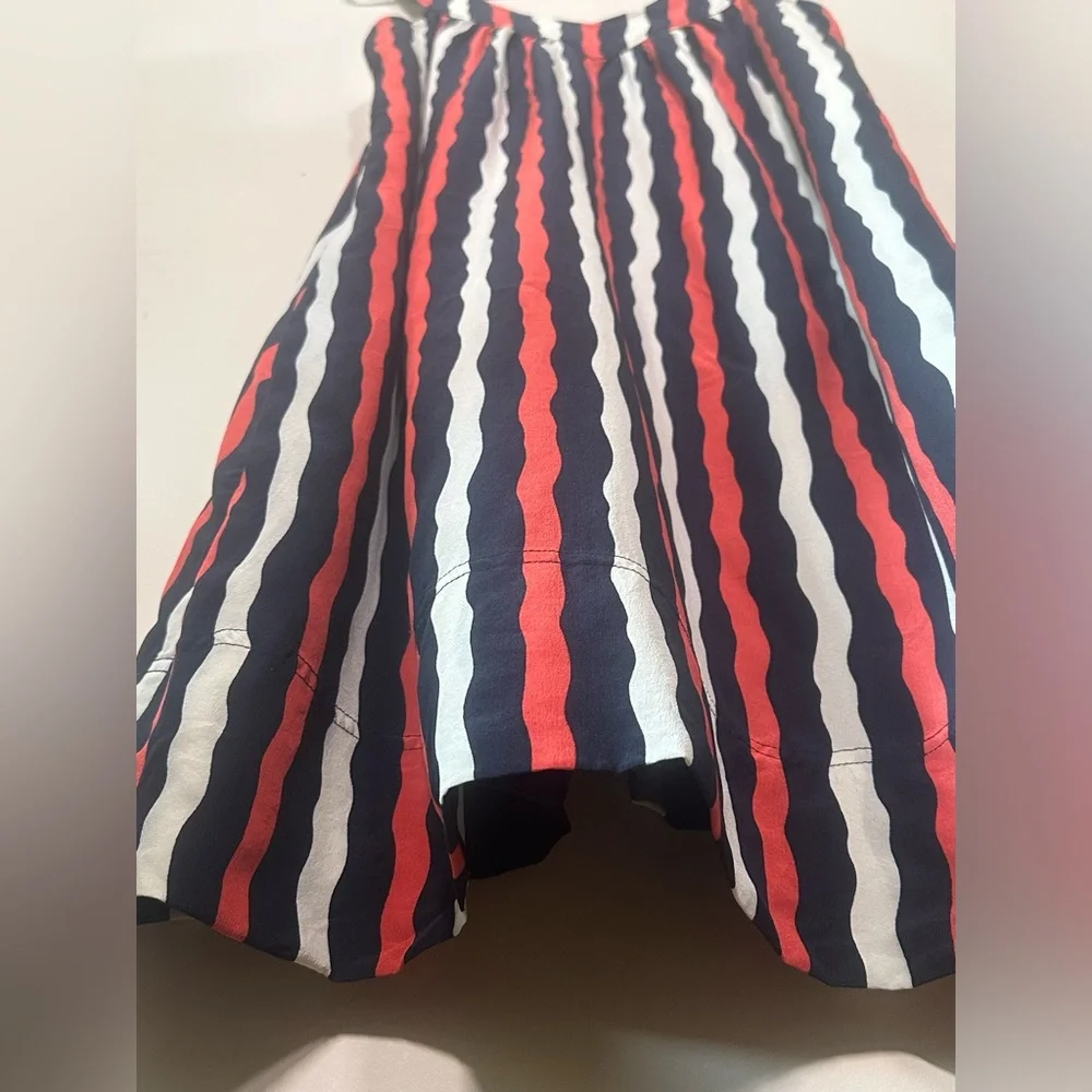 MARC JACOBS | 100% Silk Wavy Striped Dress - Picture 4 of 8